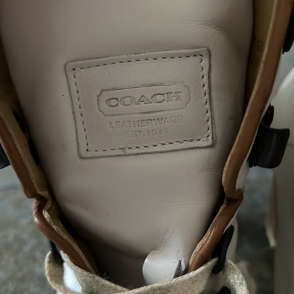 Coach boots, cream color. Size 6.5 - Picture 2 of 7